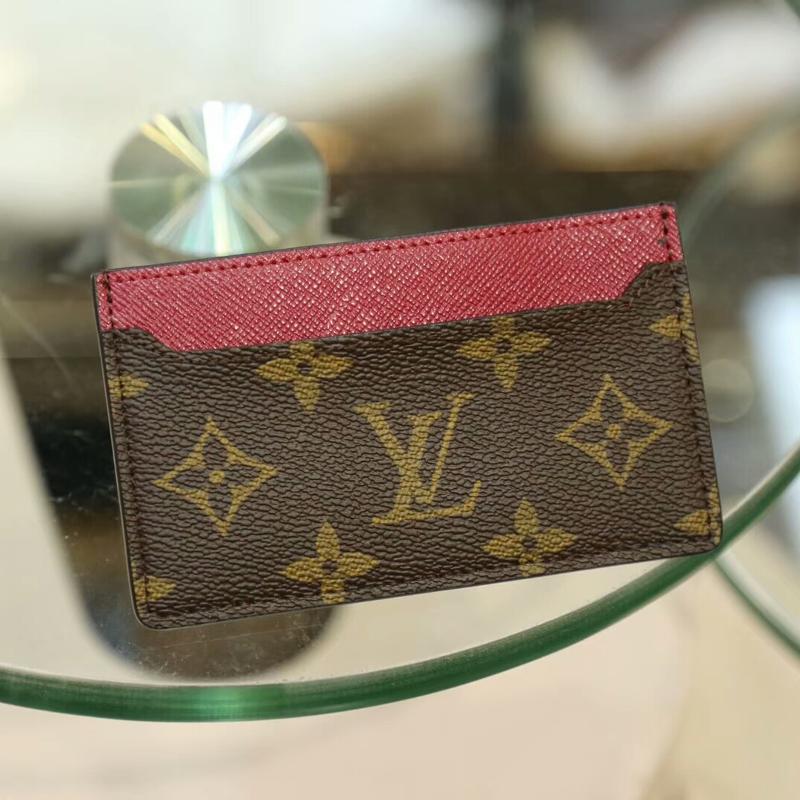 Louis Vuitton Wallets M62666 Old Rose Red